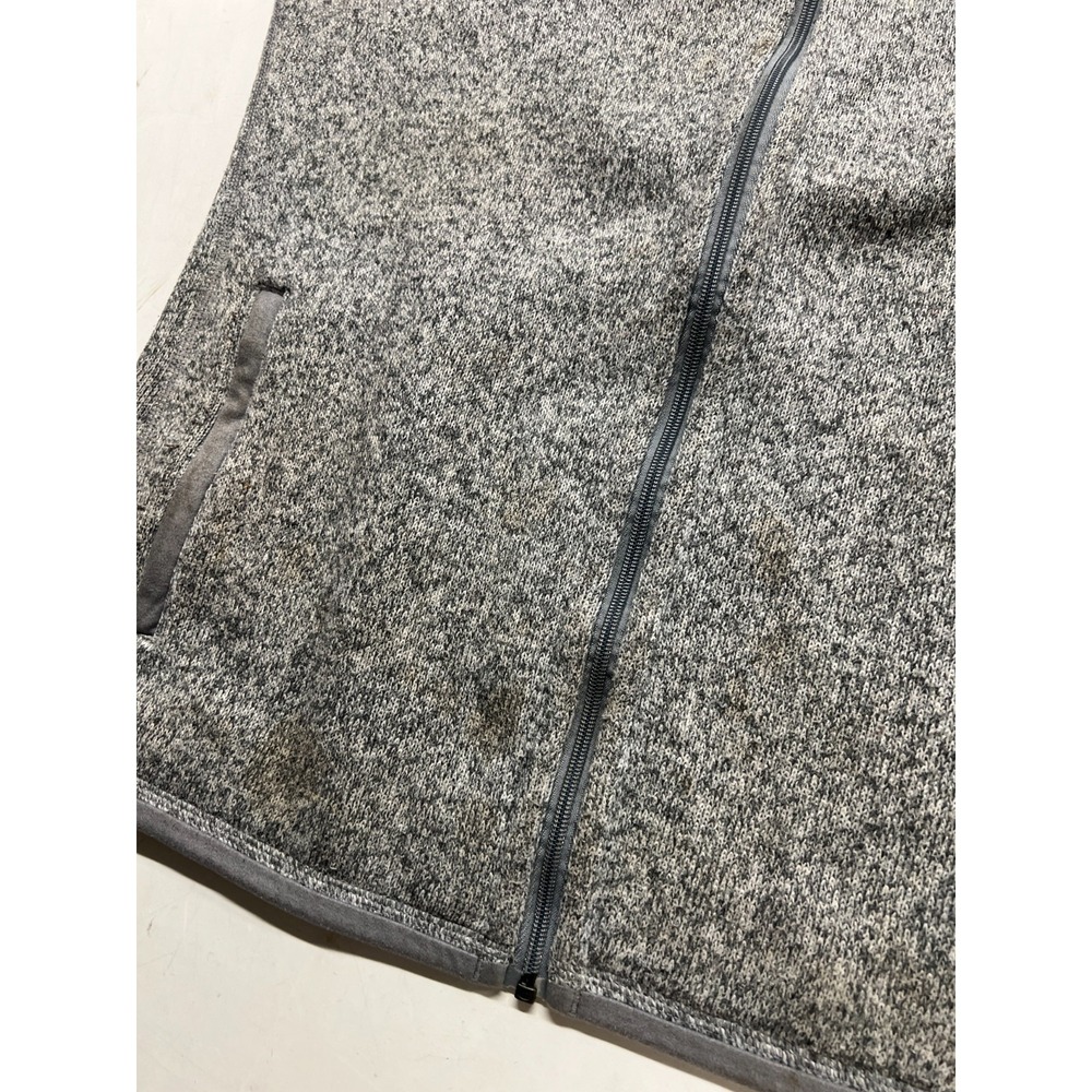 Patagonia Better Sweater Fleece Sweater Gray Full Zip Mockneck Womens Sz Medium - Picture 8 of 10